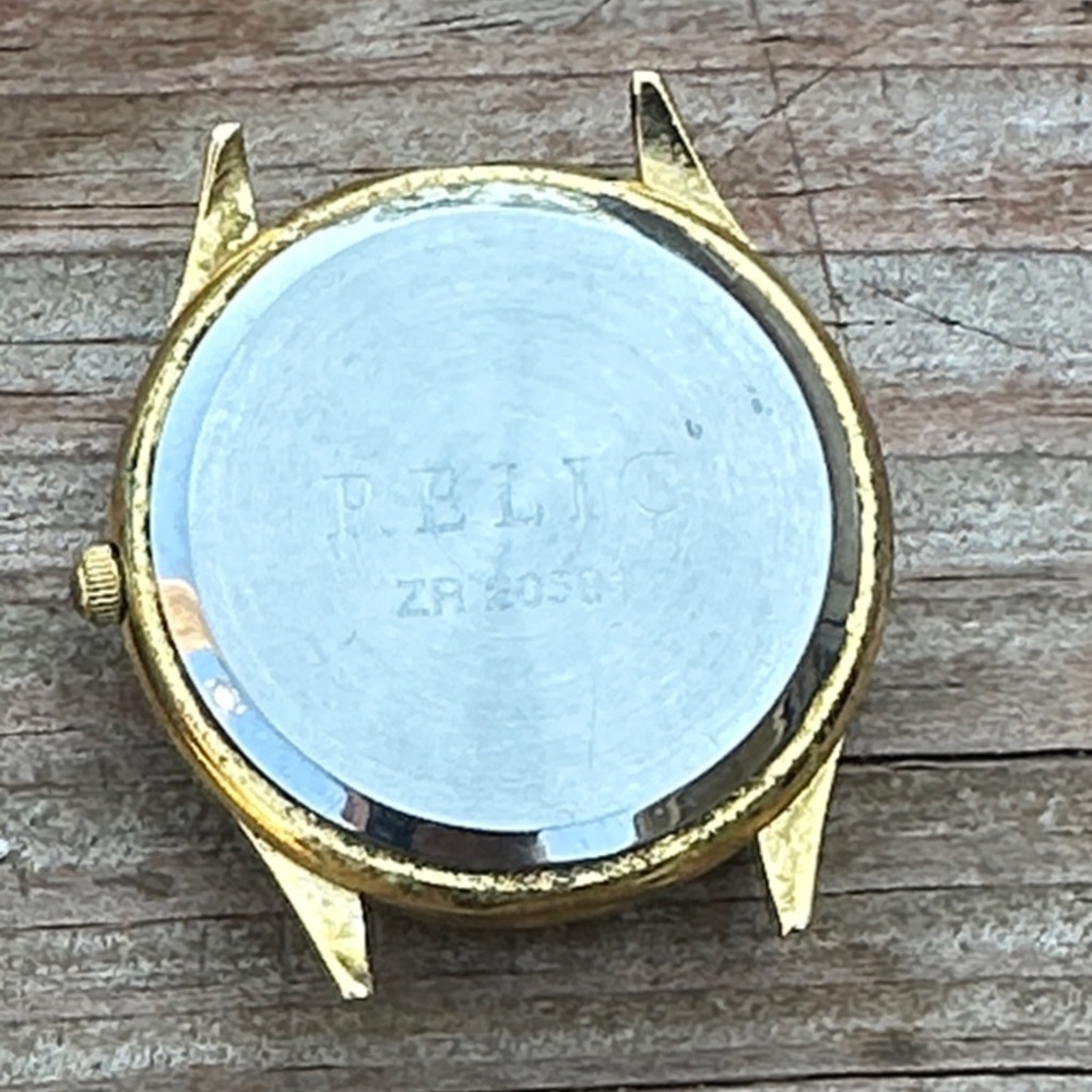 Relic Gold Smartwatch with Blue Sun Dial Vintage no band - Picture 2 of 4